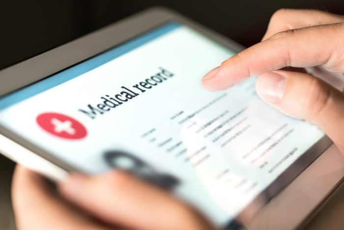 Electronic emr ipad
