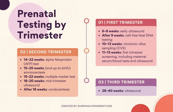 Timeline screening pregnancy maternal journey saved newborn medical